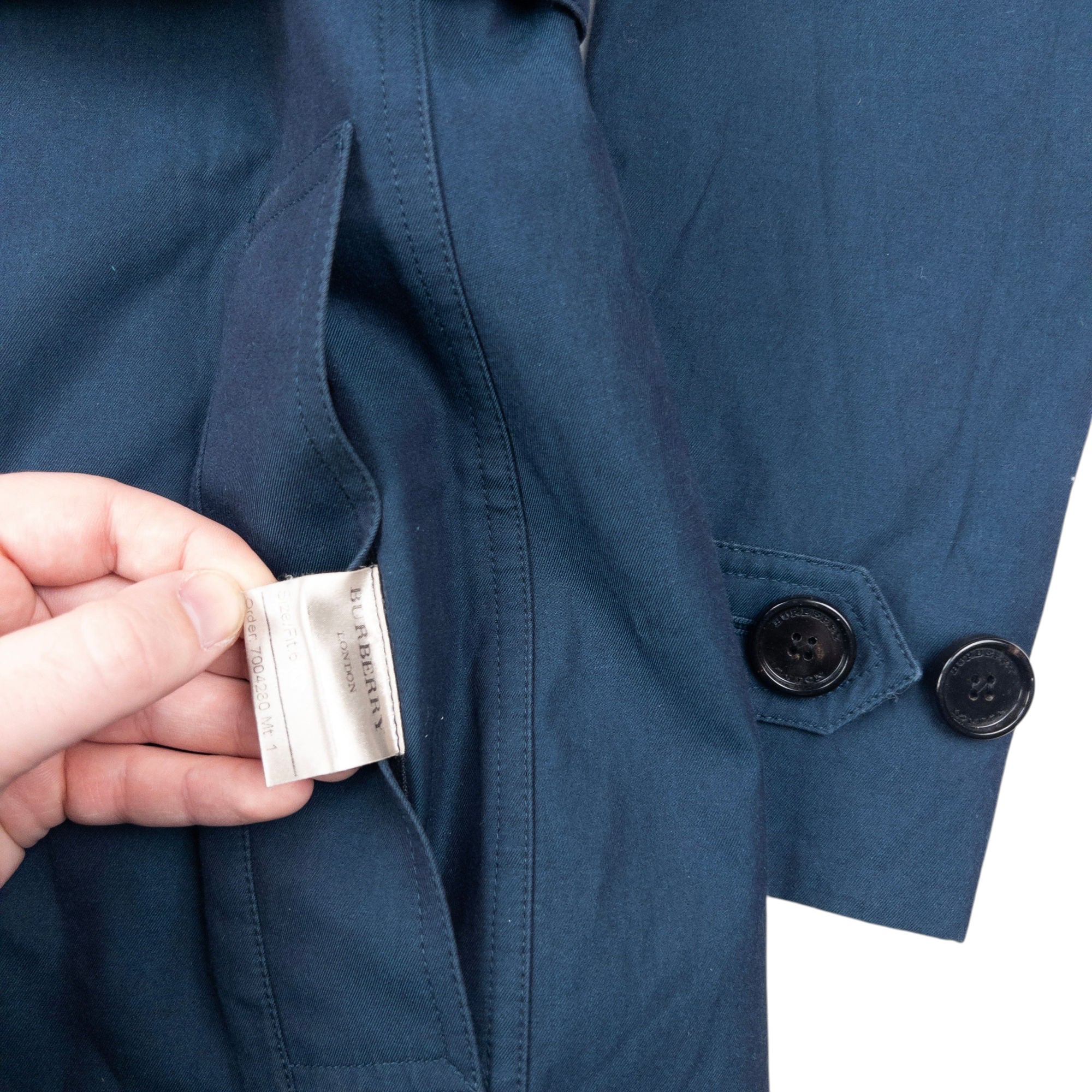 Vintage 2000s Burberry Belt Waist Trench Jacket Womens Size S