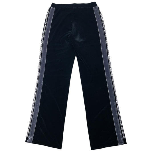 Vintage 2009 Dolce & Gabbana Velour Diamonte Tracksuit Bottoms Size L