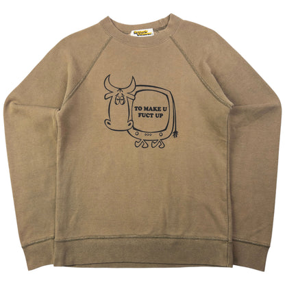 Vintage Hysteric Glamour Fuct Up TV Graphic Sweatshirt Womens Size S