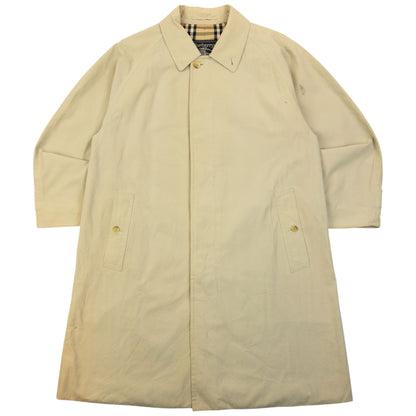 Vintage 90s Burberry Nova Check Lined Trench Jacket Size M