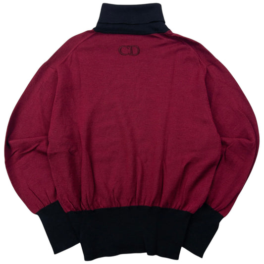 Vintage Dior Turtleneck Jumper Womens Size M