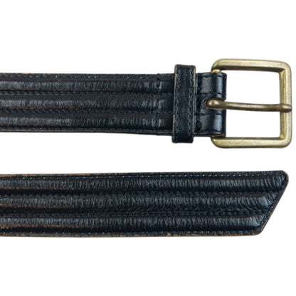 Vintage 90s Issey Miyake Leather Belt Size S