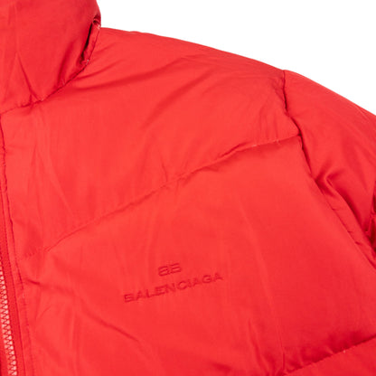 Vintage 90s Balenciaga Zip Up Puffer Jacket Size L