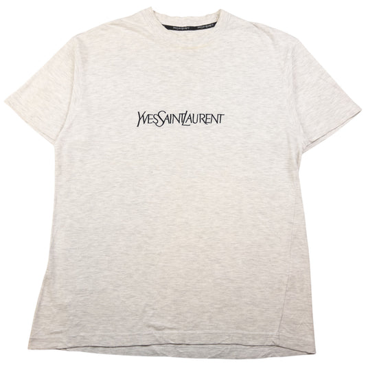 Vintage YSL Yves Saint Laurent Embroidered T Shirt Size M
