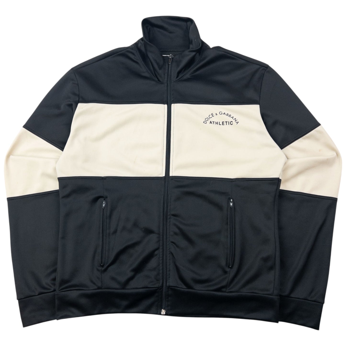 Vintage 2000s Dolce & Gabbana Athletic Zip Up Track Jacket Size M