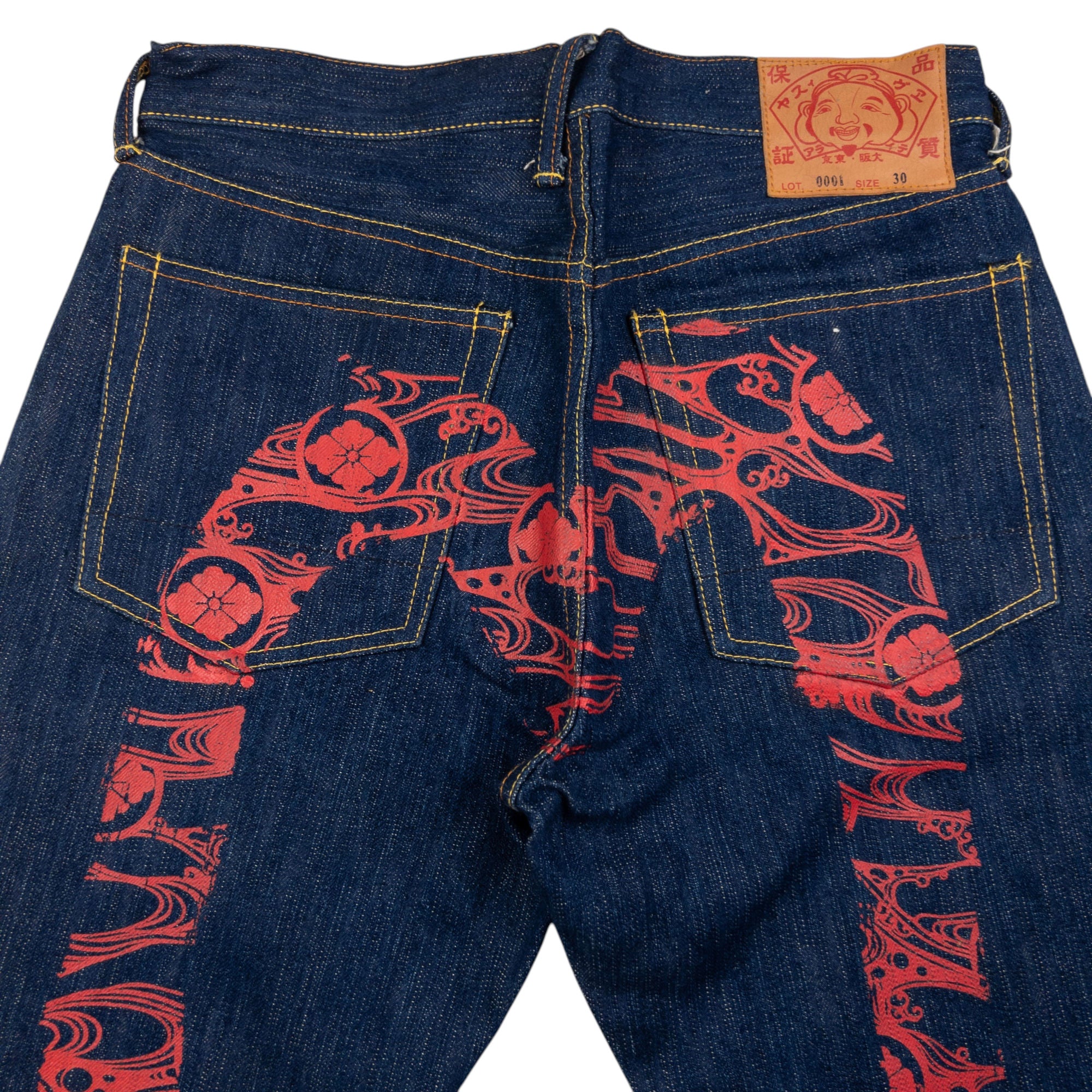 Vintage Evisu Kamon Daicock Japanese Denim Jeans Size W30