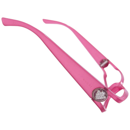 Vintage 2000s Gucci Lensless Glasses Frames in pink, photo 4
