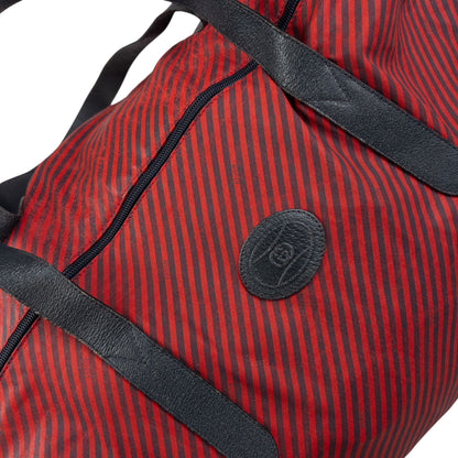 Vintage Gucci Striped Shoulder Bag & Matching Pouch