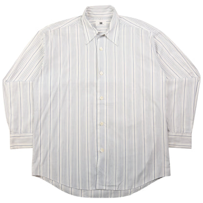 Vintage Issey Miyake Striped Long Sleeve Button Up Shirt Size M