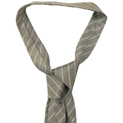 Vintage 90s Issey Miyake Striped Silk Tie