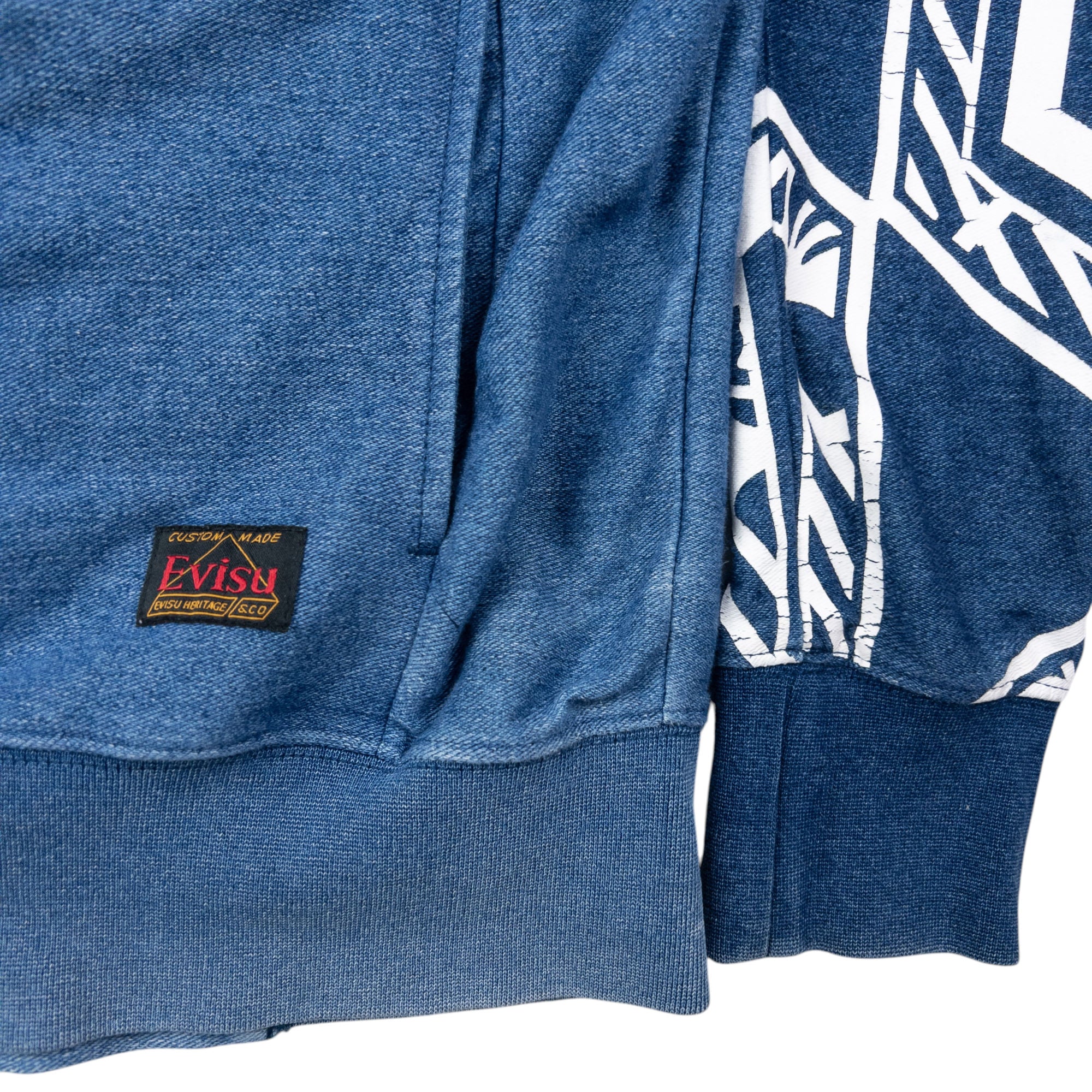 Vintage 2000s Evisu Embroidered Monster Sweatshirt Size M