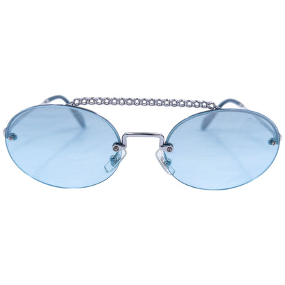 Miu Miu Bejewelled Rimless Sunglasses