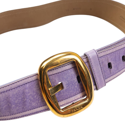 Vintage 90s Prada Leather Belt Womens Size XL
