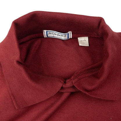 Vintage YSL Yves Saint Laurent Polo Sweatshirt Size M