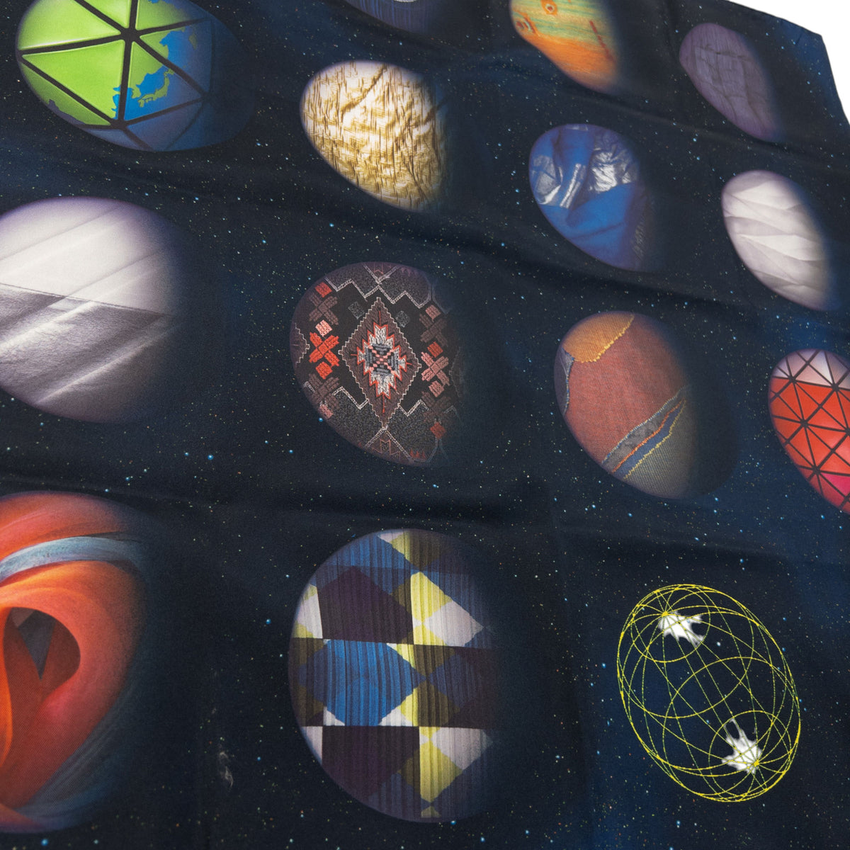 Vintage 2000s Issey Miyake Space Planet Scarf