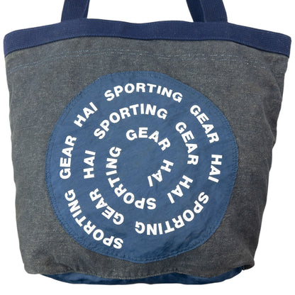 Vintage 90s Hai Sporting Gear By Issey Miyake Denim Shoulder Tote Bag