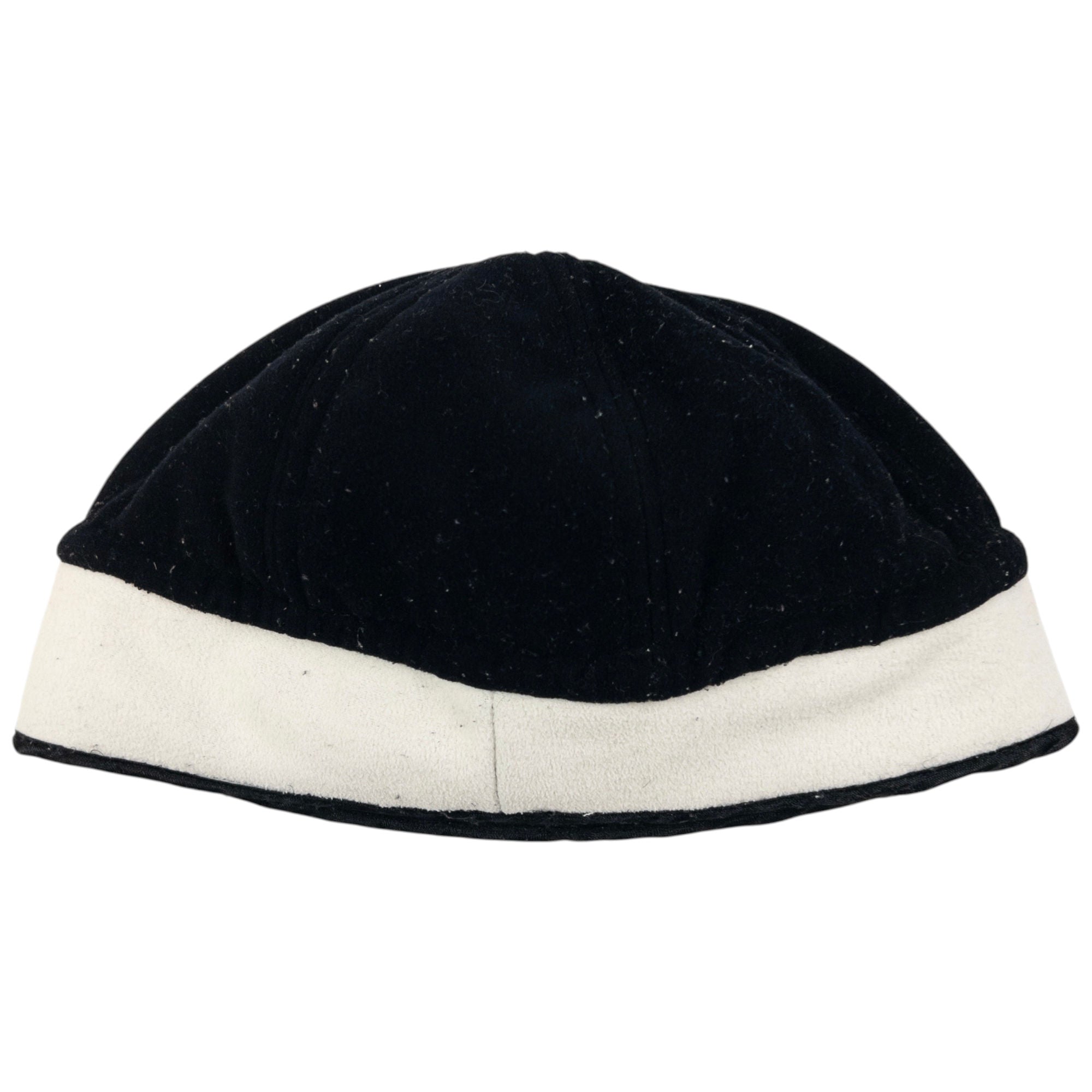 Vintage Armani Jeans Embroidered Fleece Beanie Hat