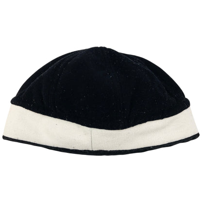Vintage Armani Jeans Embroidered Fleece Beanie Hat
