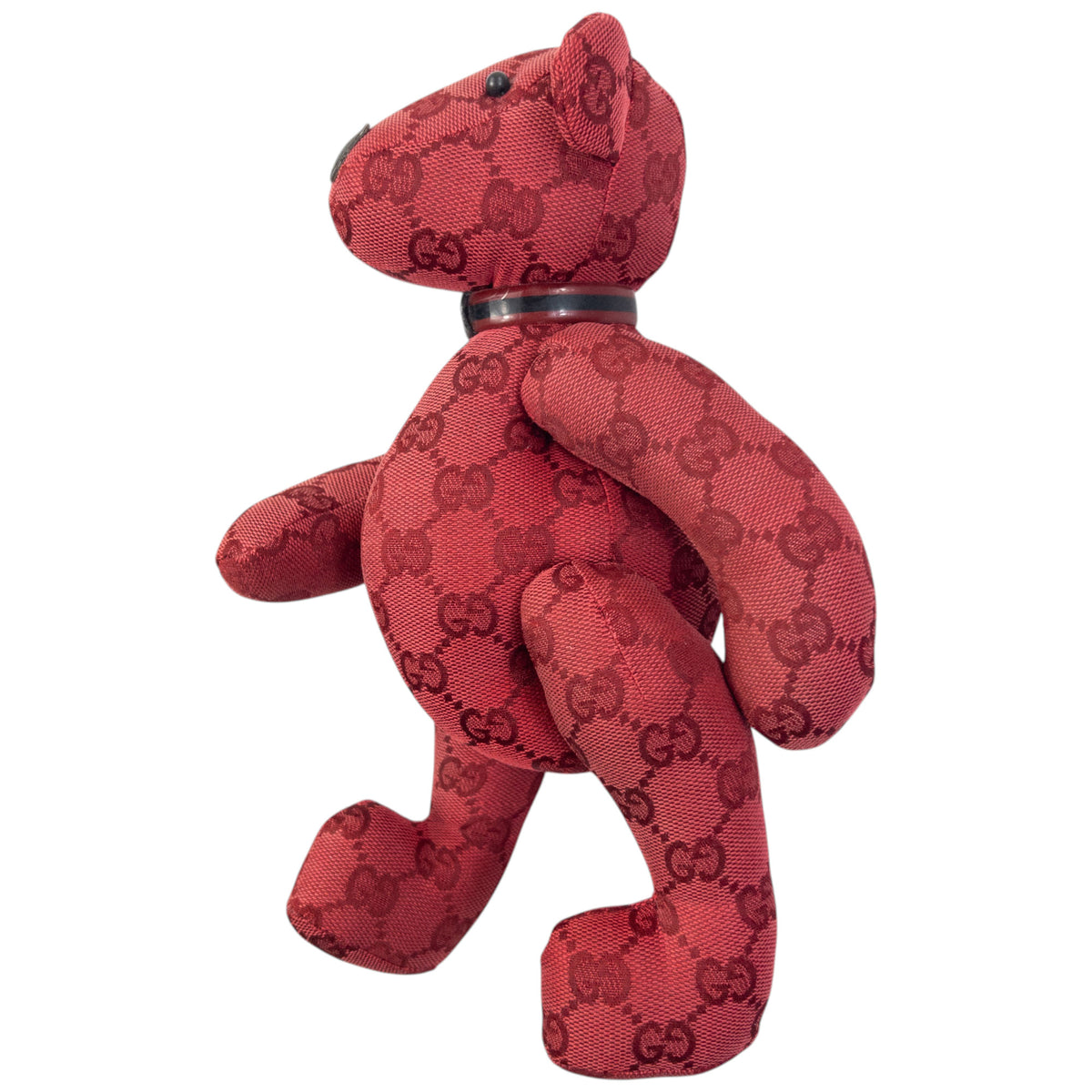 Vintage 2000s Gucci Monogram Dog Teddy Bear