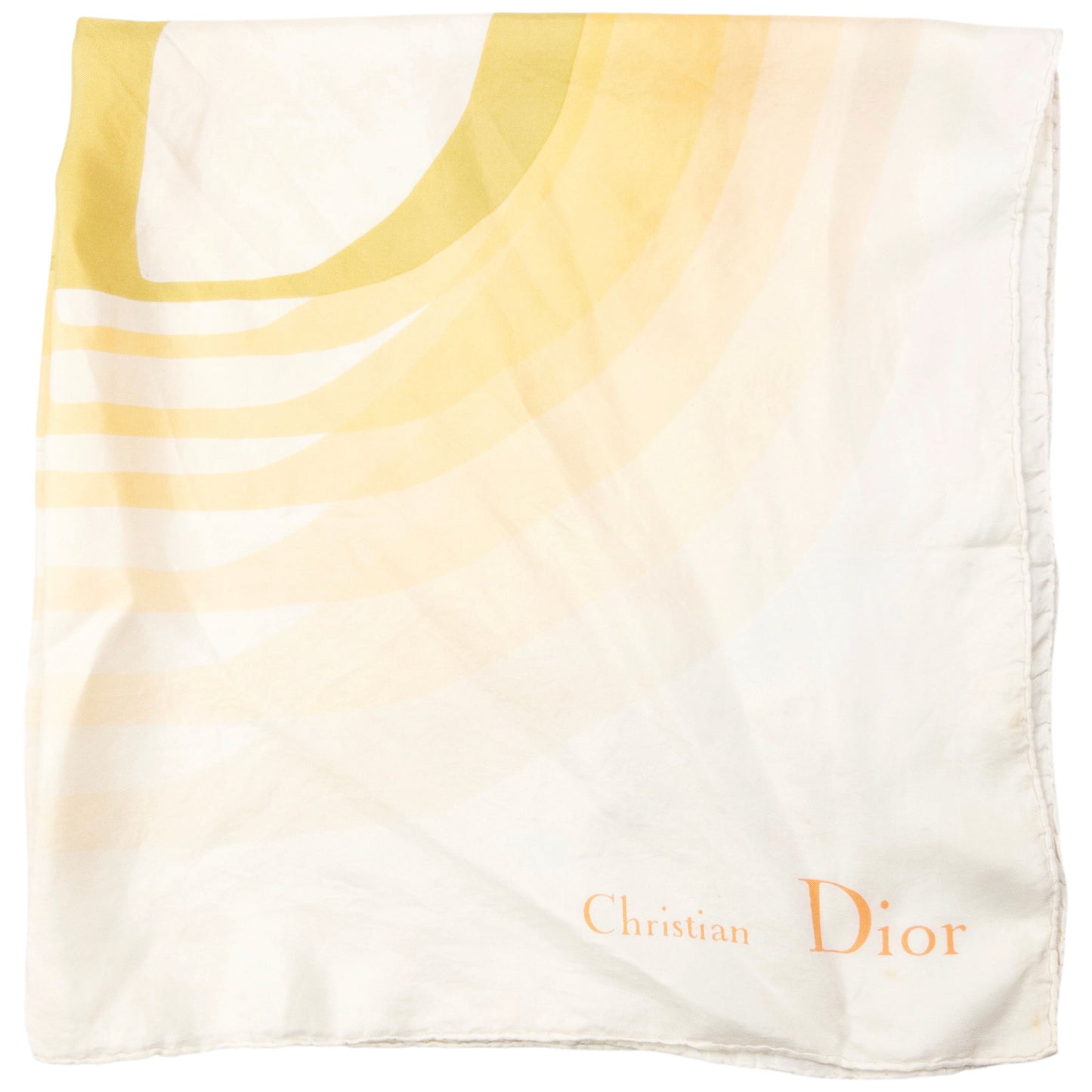 Vintage 2000s Dior Gradient Silk Scarf