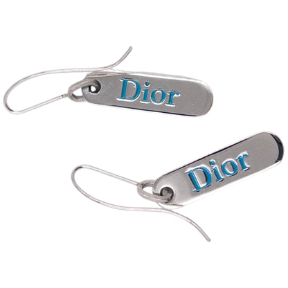 Vintage 2000s Dior By John Galliano Embossed Earrings