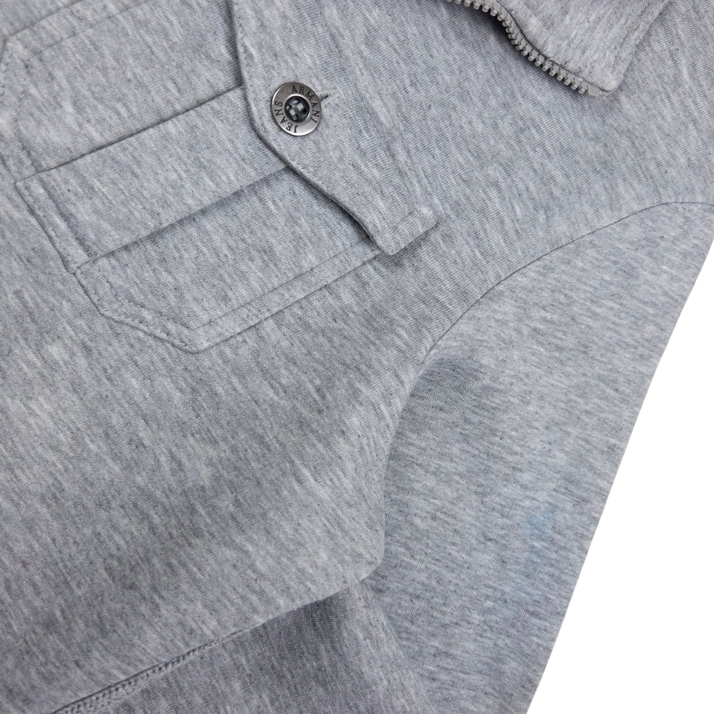 Vintage Armani Jeans Half Zip Jumper Size M