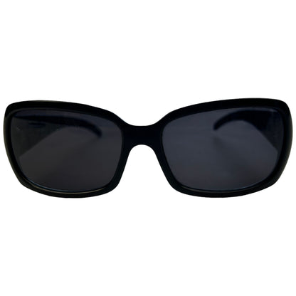Vintage Fendi Black Monogram Sunglasses