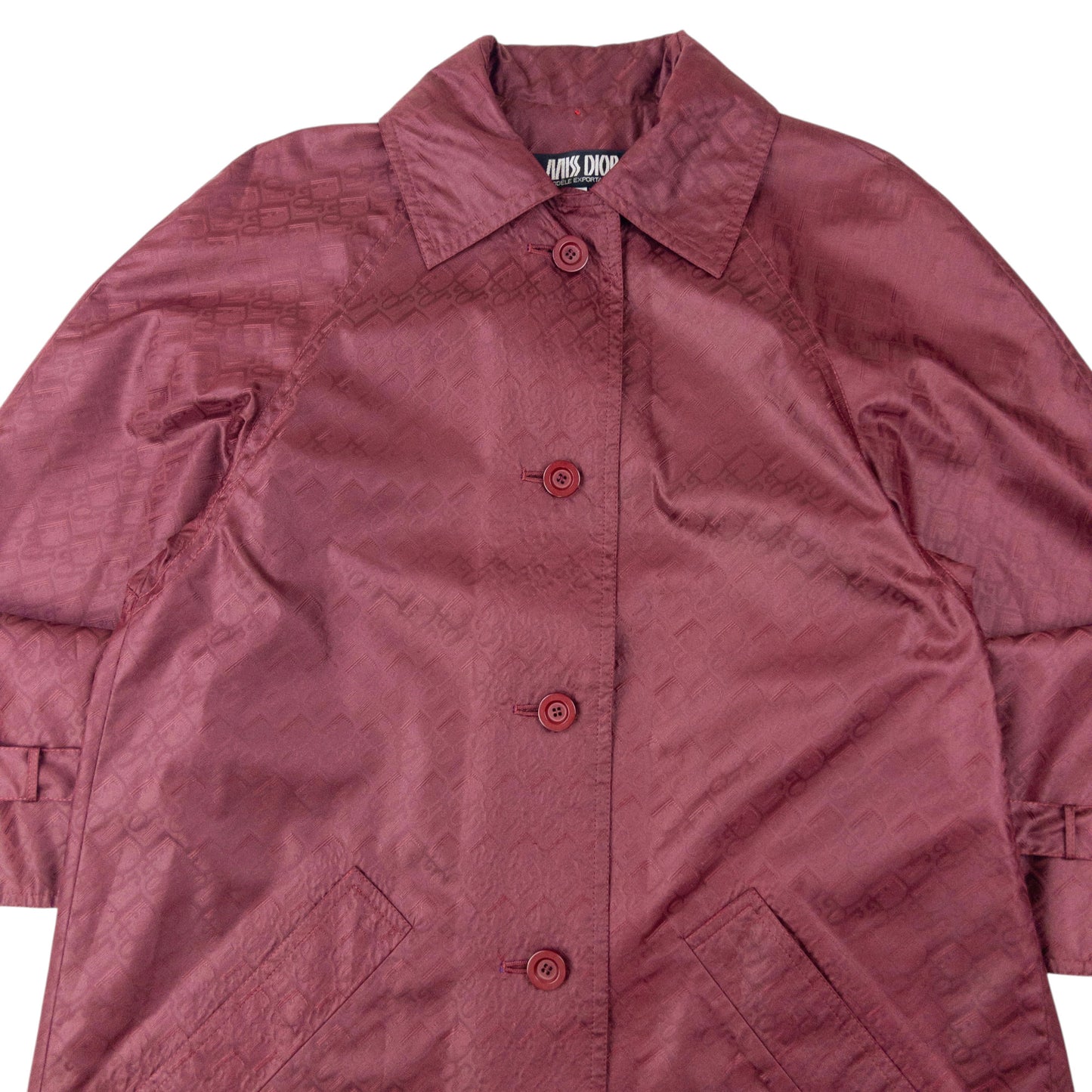 Vintage 70s Dior Monogram Jacket Womens Size L