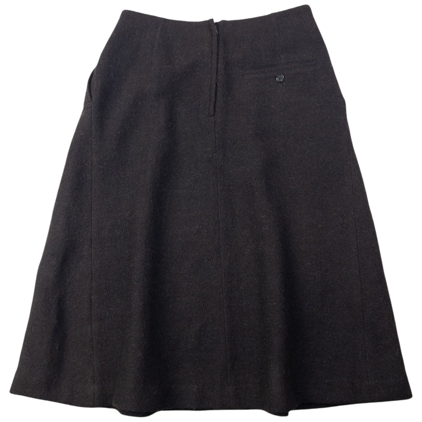 Vintage 90s Plantation By Issey Miyake Pleated Wool Skirt Womens Size W28