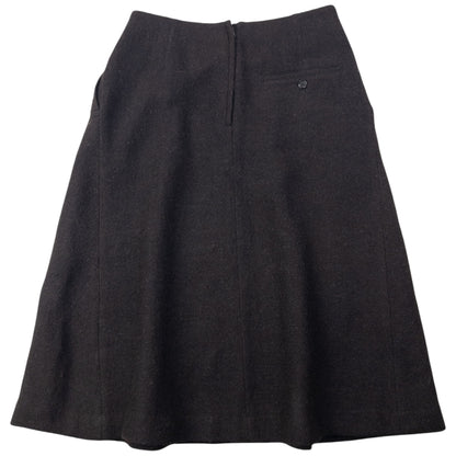 Vintage 90s Plantation By Issey Miyake Pleated Wool Skirt Womens Size W28