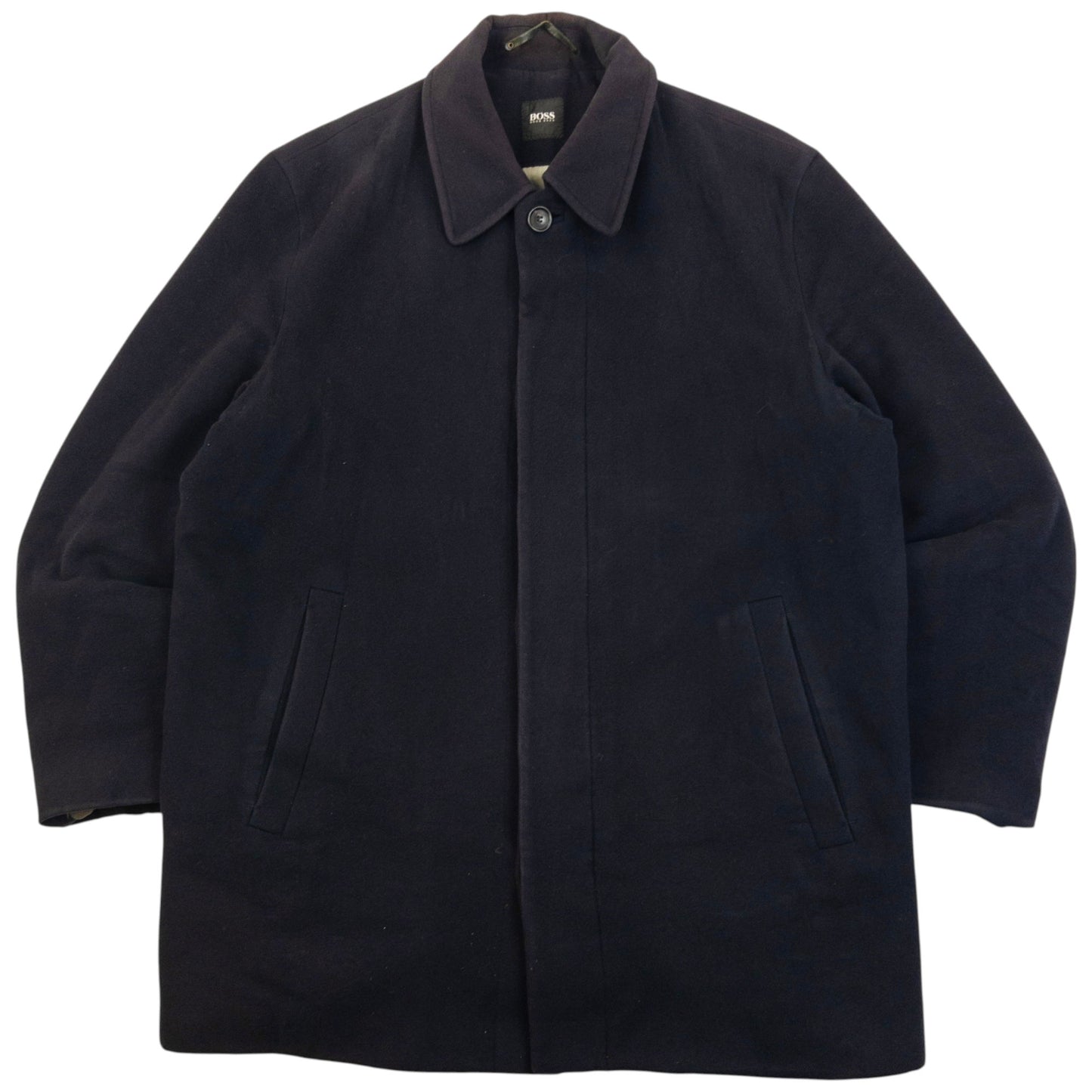 Vintage 2000s Hugo Boss Button Up Cashmere Wool Jacket Size L