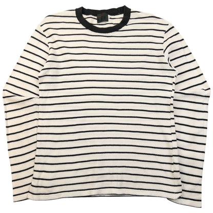 Vintage 90s Yohji Yamamoto D'Urban A.A.R Striped Long Sleeve T Shirt Womens Size M