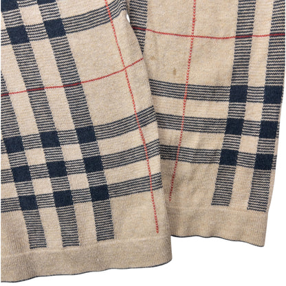 Vintage 2000s Burberry Nova Check Jumper Size M