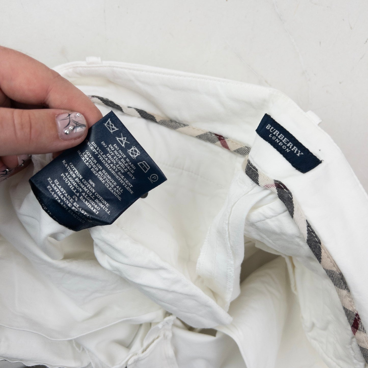Vintage 2000s Burberry Cargo Trousers Size W29