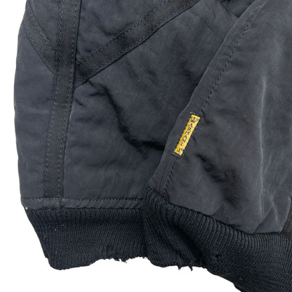Vintage 90s Armani Jeans Ballistic Nylon Padded Bomber Jacket Size XL