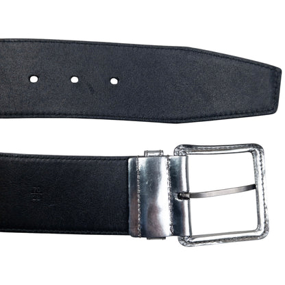 Vintage 2000s Miu Miu Metallic Leather Belt Size W26