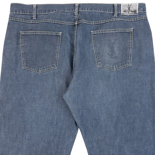Vintage 2000s YSL Yves Saint Laurent Denim Jeans in blue (cotton)