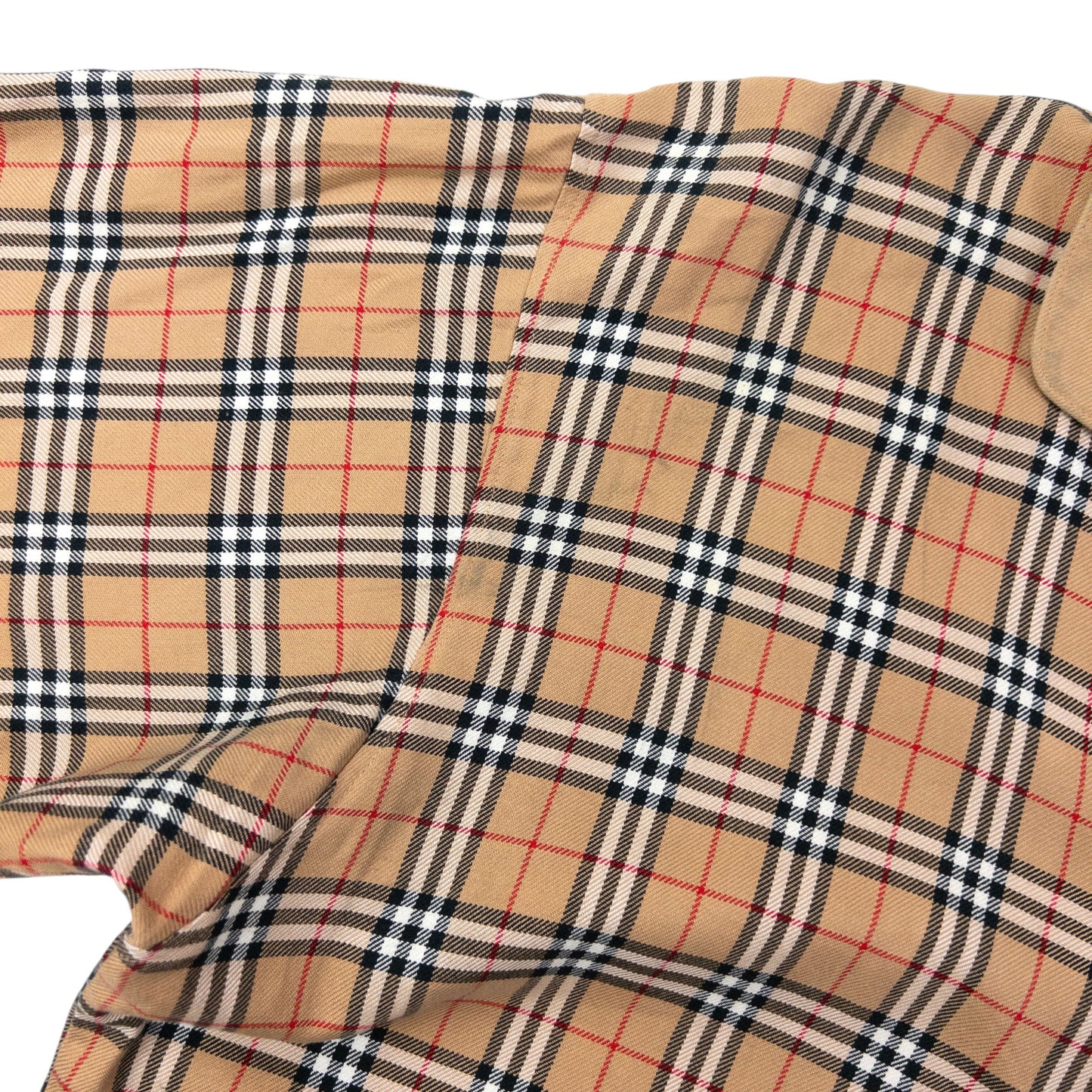 Vintage 90s Burberry Nova Check Long Sleeve Button Up Shirt Size M