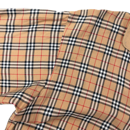 Vintage 90s Burberry Nova Check Long Sleeve Button Up Shirt Size M