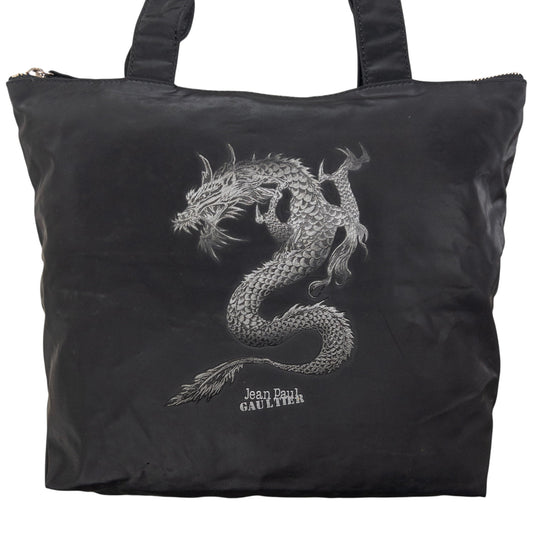 Vintage Jean Paul Gaultier Dragon Print Handbag