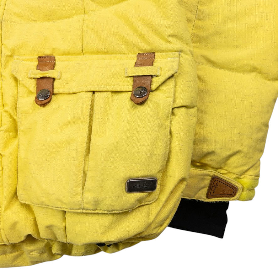 Vintage Oakley Zip Up Puffer Snowboarding Jacket Size M