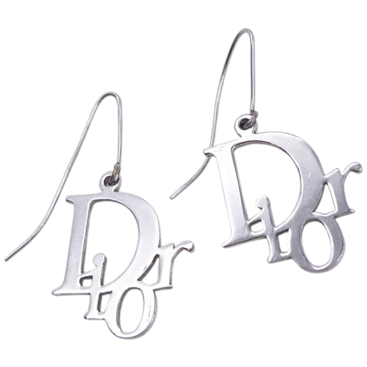 Vintage 2000s Dior By John Galliano Logo Earrings