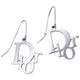 Vintage 2000s Dior By John Galliano Logo Earrings