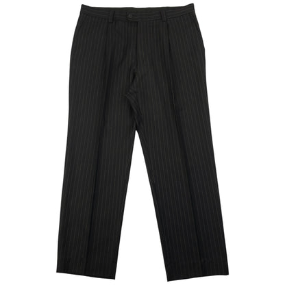 Vintage 2000s Versace Classic V2 Pinstripe Jacket & Trousers Suit Set Size XL