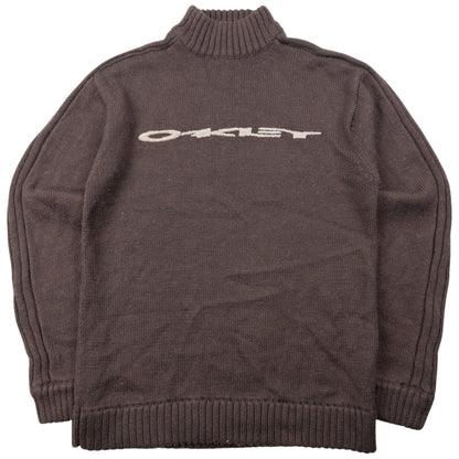 Vintage Oakley Turtleneck Knit Jumper Size M