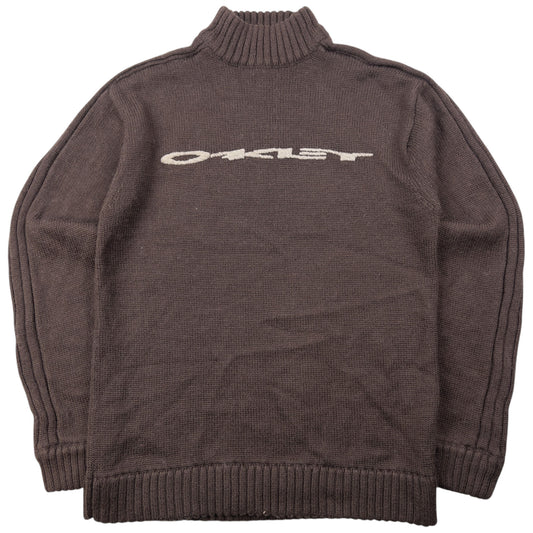 Vintage Oakley Turtleneck Knit Jumper Size M