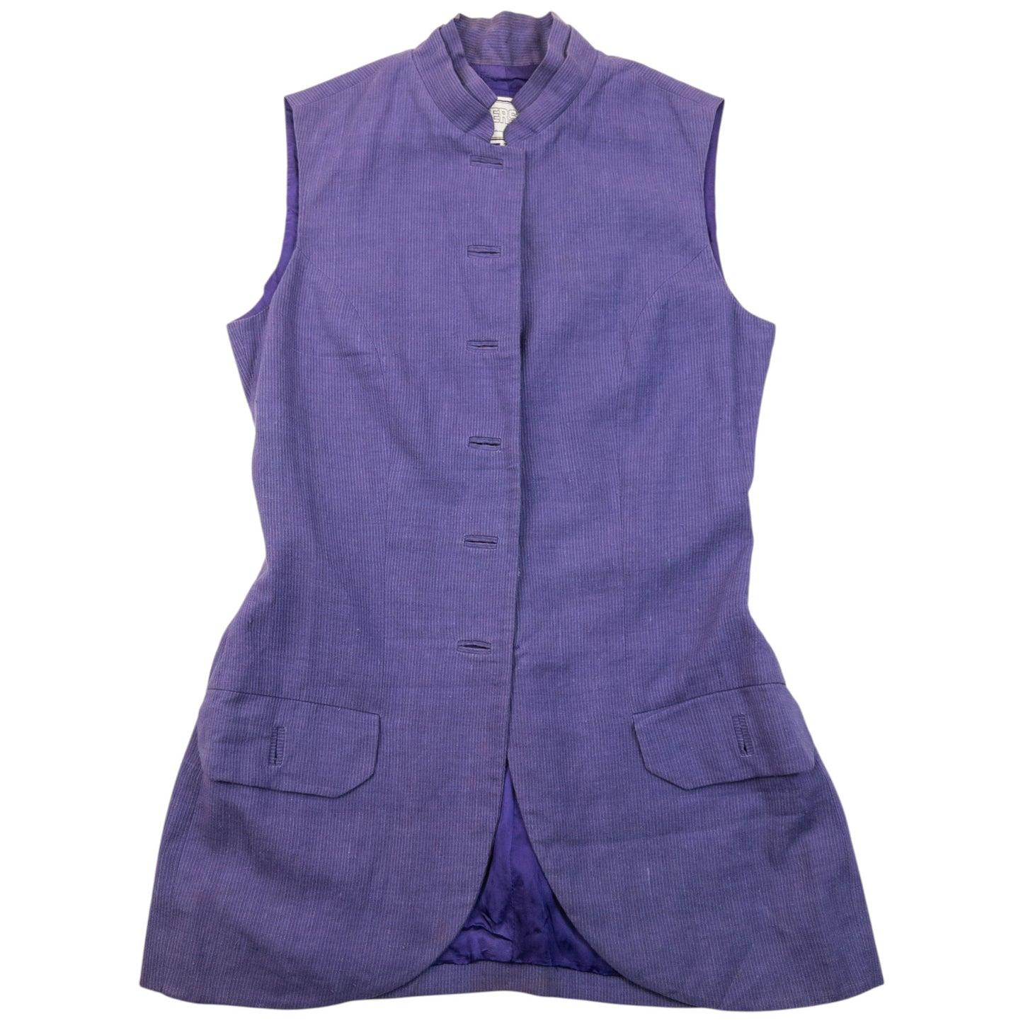 Vintage 90s Gianni Versace Versus Sleeveless Jacket & Trousers Set Womens Size XS