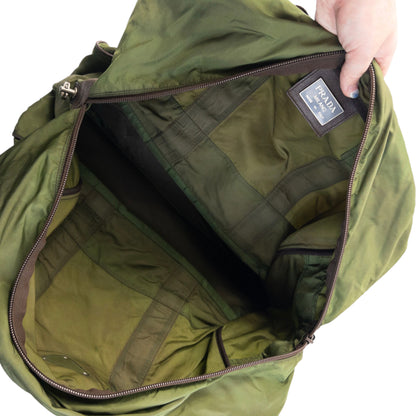 Vintage 90s Prada Duffel Luggage Bag