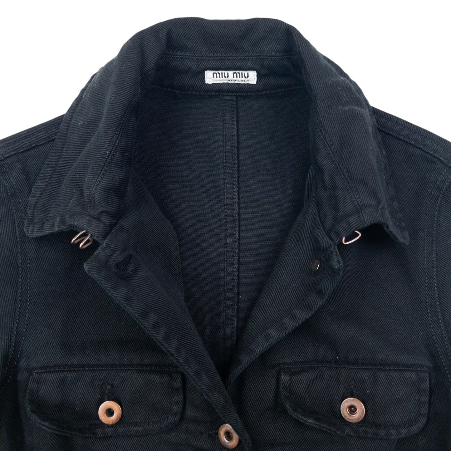 Vintage 2000s Miu Miu Button Up Longline Jacket Womens Size S