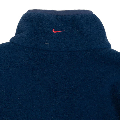 Vintage 2000s Nike Q Zip Fleece Jacket Size M
